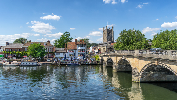 The bridge in Henley upon Thames in Oxfordshire