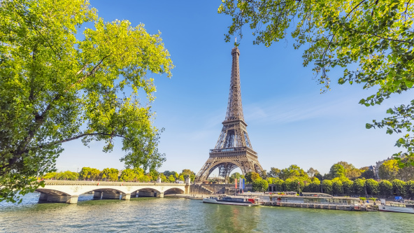 Eiffel Tower in Paris, France