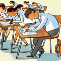 Pupils studying for the International Baccalaureate