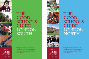 The covers of Good Schools Guide London North and London South - first editions 2014